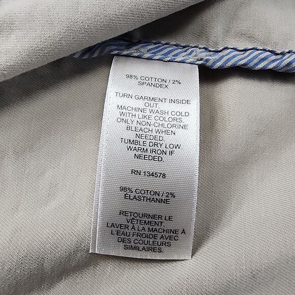 Vineyard Vines Jacket Womens XS Brown Khaki Utility Chore Casual Safari Pockets - Picture 16 of 16